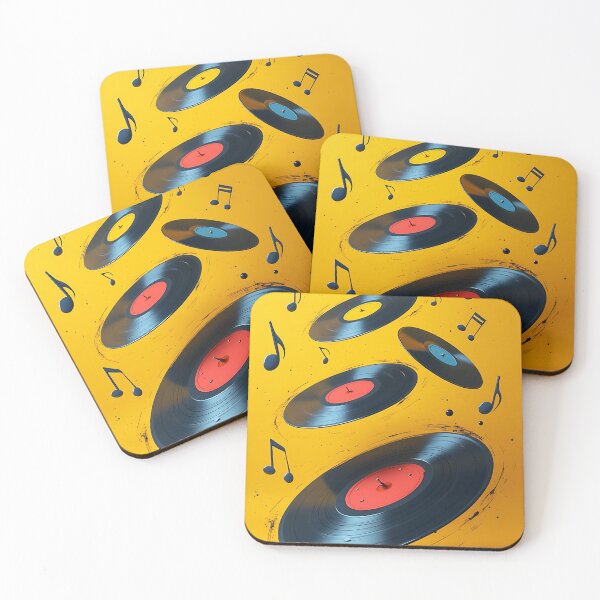 Item preview, DJ Soundtrack Bold Black and Yellow Art designed and sold by RadDeck.