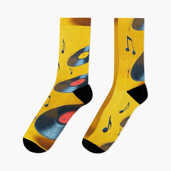 Item preview, DJ Soundtrack Bold Black and Yellow Art designed and sold by RadDeck.