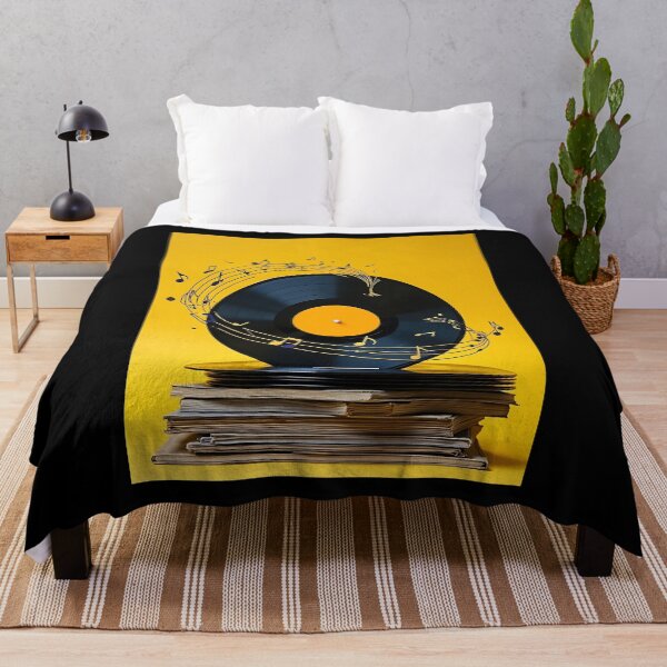 Item preview, DJ Groove Machine Black and Yellow Vibes designed and sold by RadDeck.