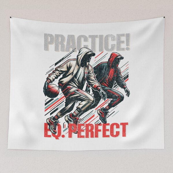 Item preview, Practice EQ. Perfect: Basketball Enthusiast designed and sold by Eksama Design.