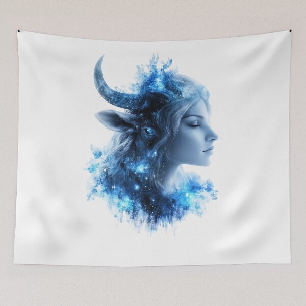 Item preview, Taurus Zodiac Cosmic Bull Design designed and sold by Rui Mythic Studio.