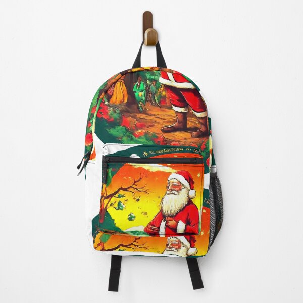 Item preview, Santa Claus Vintage Art , Retro Christmas Scene , Old School Holiday Graphic , Festive Santa Claus Design designed and sold by Indyadizine.