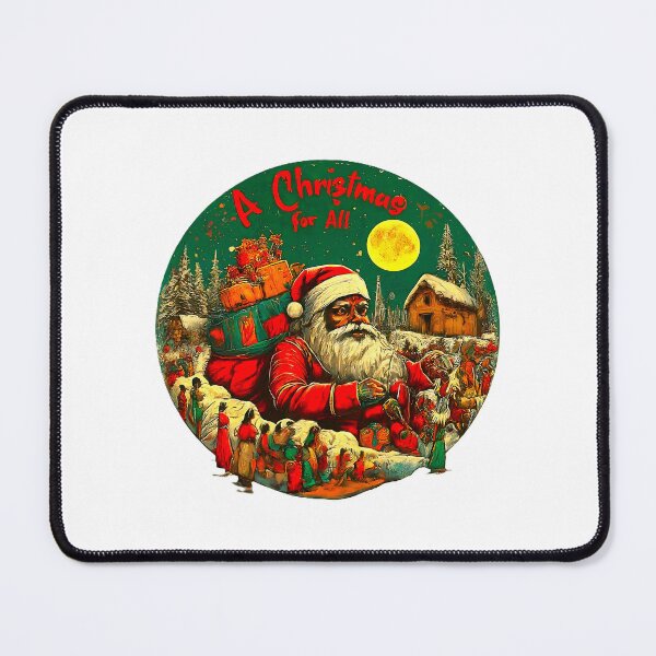 Item preview, Festive Christmas , Santa Claus Holiday , Christmas For All , Unique Xmas Gift, Holiday Season , Winter Wonderland designed and sold by Indyadizine.