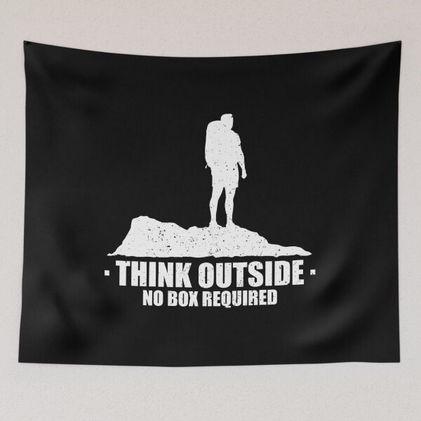 Item preview, Think Outside - No Box Required designed and sold by mhernaevily.