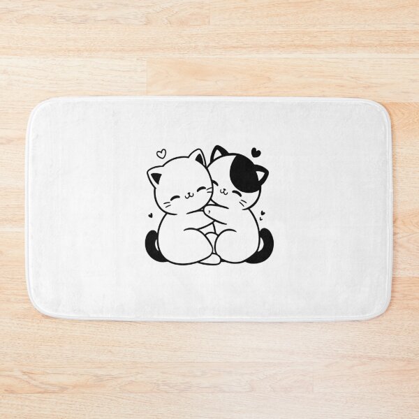 Item preview, Cat Couple Hugging designed and sold by RubyCollection.