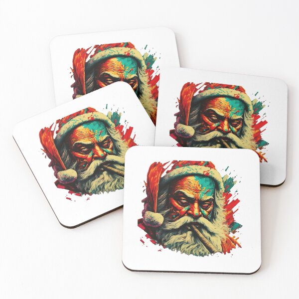 Item preview, Santa Claus Psychedelic Art , Colorful Santa Illustration , Unique Christmas Vibe , Creative Holiday Gift designed and sold by Indyadizine.