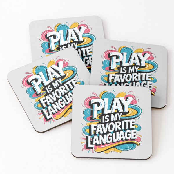 Item preview, Dynamic Joy: 'Play is My Favorite Language' Design designed and sold by TeeGrit.