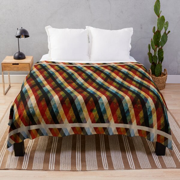 Item preview, For M. Lisa: Colorful Diagonal Buffalo Stripes Pattern designed and sold by DefayDesigns.