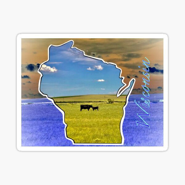 Vista previa del artículo con la obra «Copia de Wisconsin, Dairyland, vaca madre y ternero», diseñado y vendido por aadventures.