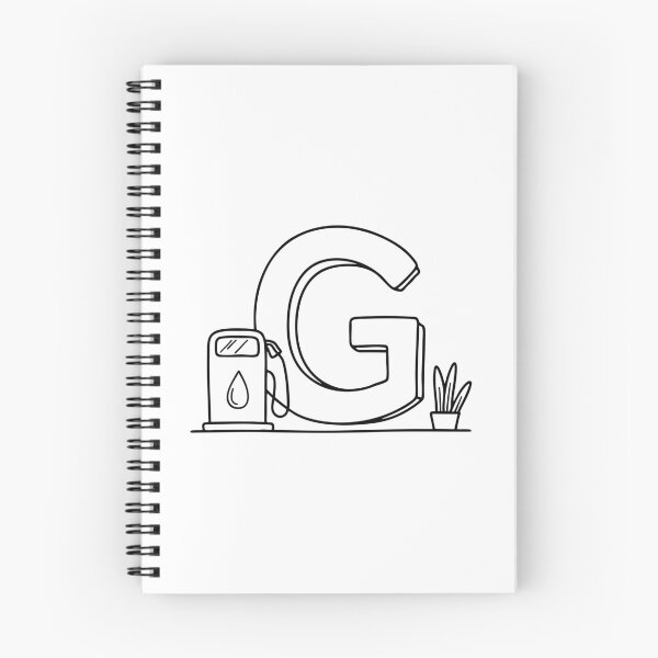 Item preview, An illustration of letter G beside a gasoline designed and sold by rasagamastore.
