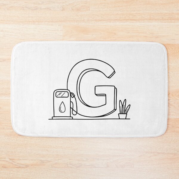 Item preview, An illustration of letter G beside a gasoline designed and sold by rasagamastore.