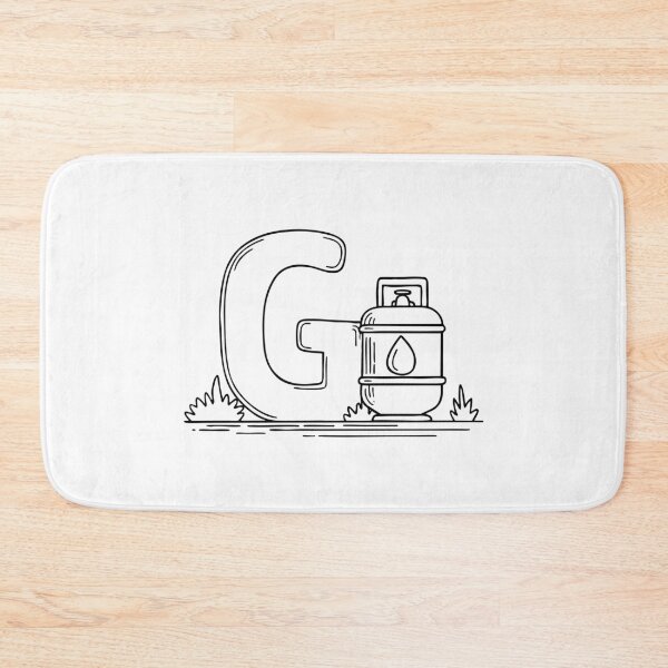 Item preview, An illustration of letter G beside a gas tank designed and sold by rasagamastore.