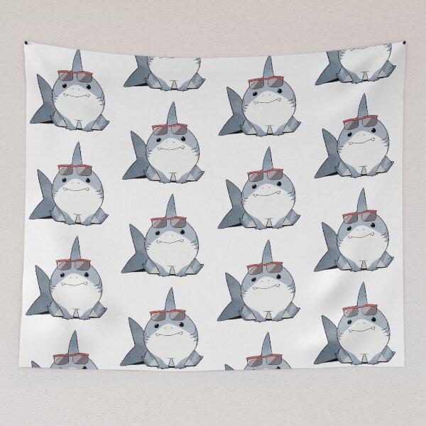 Item preview, jeff the landshark sticker tshirt hat blanket designed and sold by ececucn.