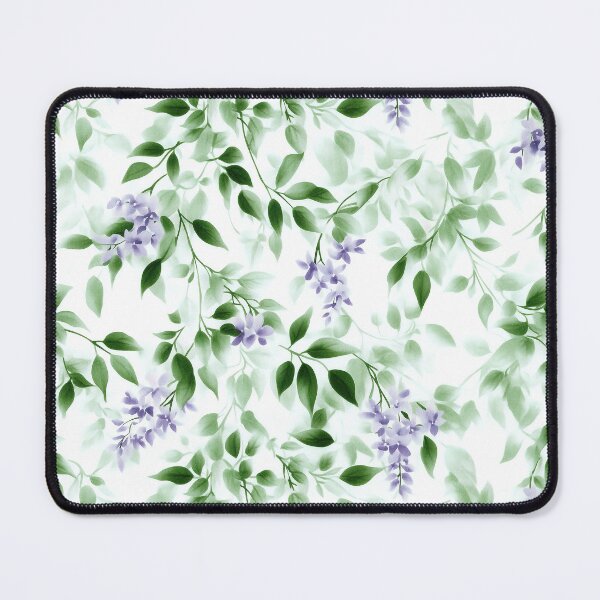 Item preview, Soft and delicate lavender floral wallpaper designed and sold by Rui Huang.