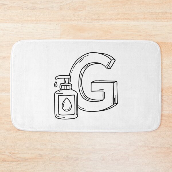 Item preview, An illustration of letter G beside a gel drop designed and sold by rasagamastore.