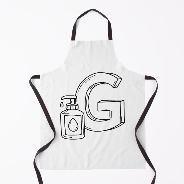 Item preview, An illustration of letter G beside a gel drop designed and sold by rasagamastore.