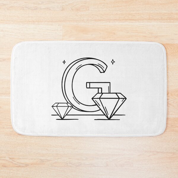 Item preview, An illustration of letter G beside a gemstone designed and sold by rasagamastore.