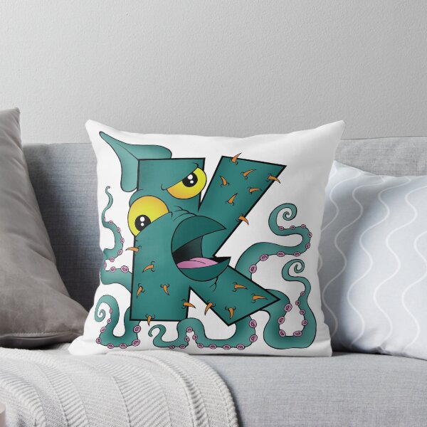 Item preview, Letter K Kraken designed and sold by alphatoons.