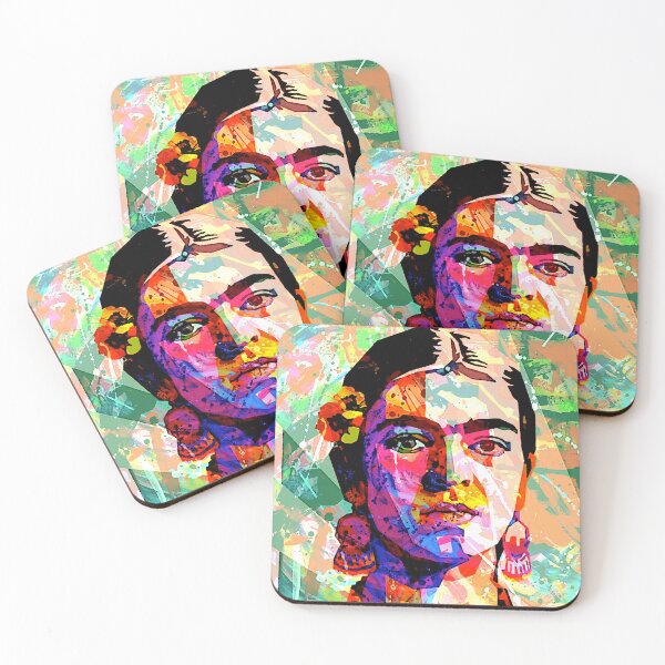 Item preview, Frida Kahlo Abstract Portrait designed and sold by ViaARTfactory.
