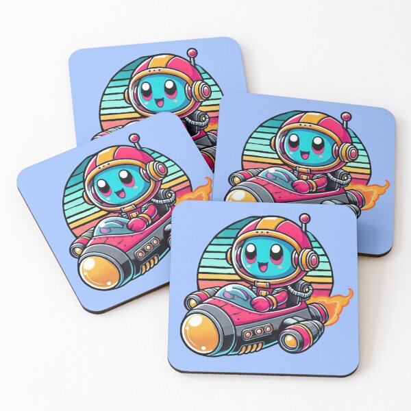 Item preview, Cartoon Bubble Astronaut designed and sold by Myra365Art.
