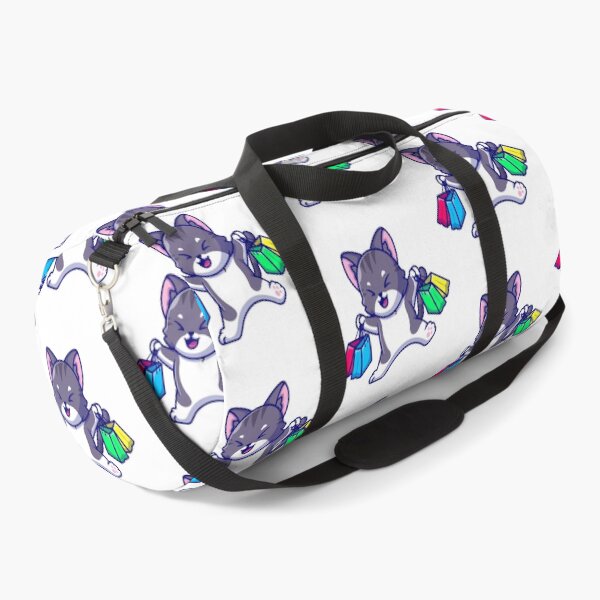 Item preview, Cute Cat Shopping Cartoon Vector Illustration designed and sold by RubyCollection.