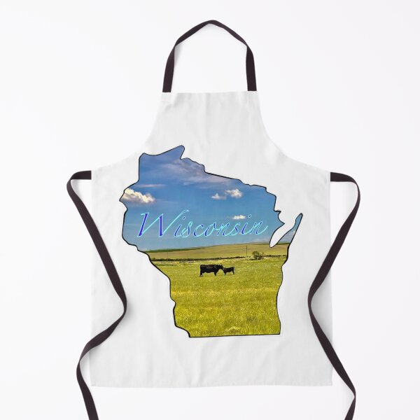 Item preview, Wisconsin, Dairyland, mother cow and calf designed and sold by aadventures.