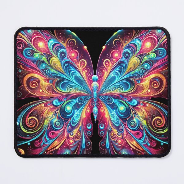 Item preview, Neon Whirlwind Butterfly designed and sold by becauseturkey.