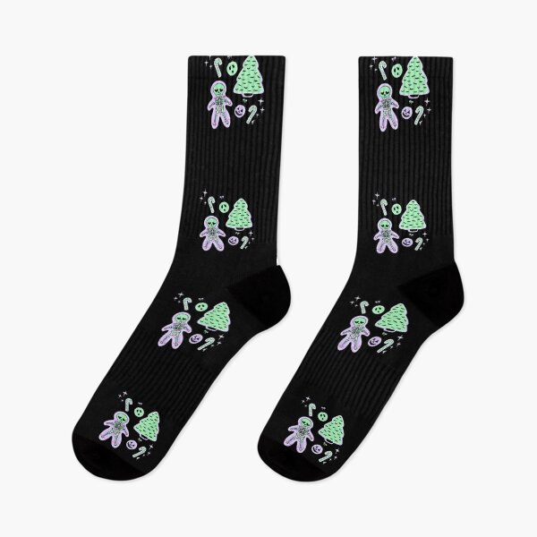 Item preview, Spooky Christmas Cookies - Black Background  designed and sold by The Abysmall.