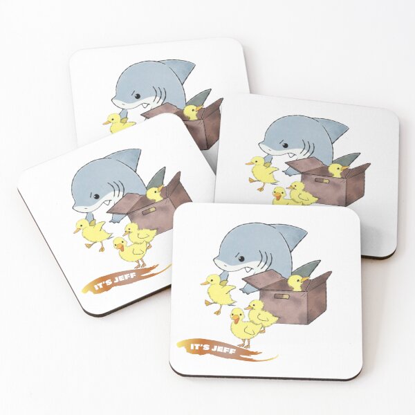 Item preview, jeff the landshark sticker tshirt hat blanket designed and sold by ececucn.
