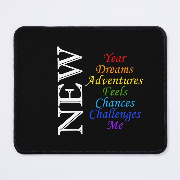 Item preview, Copy of New Year, Dreams, Adventures, Feels, Chances, Challenges and Me designed and sold by Kalpa.