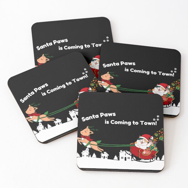 Item preview, Santa Paws is Coming to Town! 2.0 designed and sold by Vinsara Store.