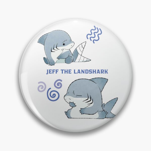 Item preview, jeff the landshark sticker tshirt hat blanket designed and sold by ececucn.