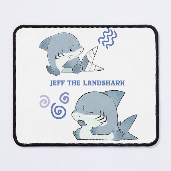 Item preview, jeff the landshark sticker tshirt hat blanket designed and sold by ececucn.