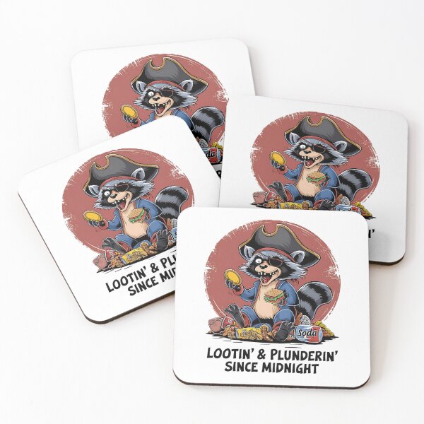 Item preview, Lootin’ & Plunderin’ Since Midnight - Raccoon Pirate Design designed and sold by VioladesignByRW.