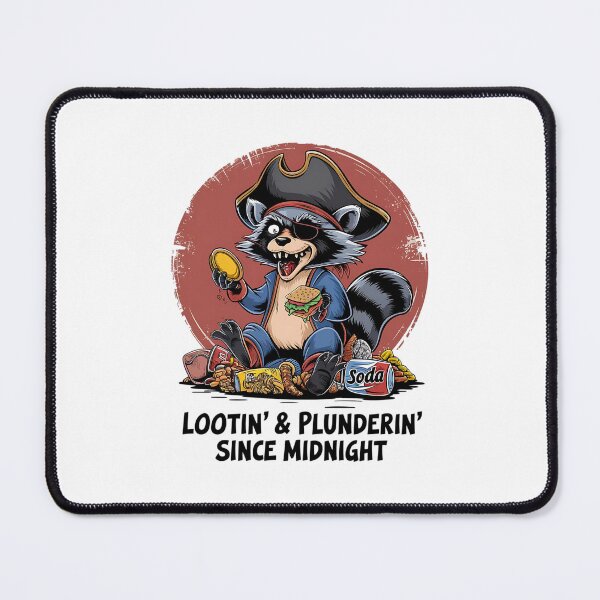 Item preview, Lootin’ & Plunderin’ Since Midnight - Raccoon Pirate Design designed and sold by VioladesignByRW.