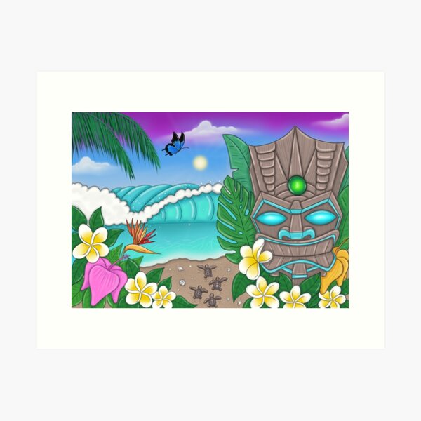 Item preview, Tiki Beach  designed and sold by Jodie Biddle.
