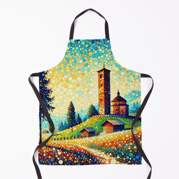 Item preview, Old Tower in the Colorful Valley Landscape Art designed and sold by williamlharvey.