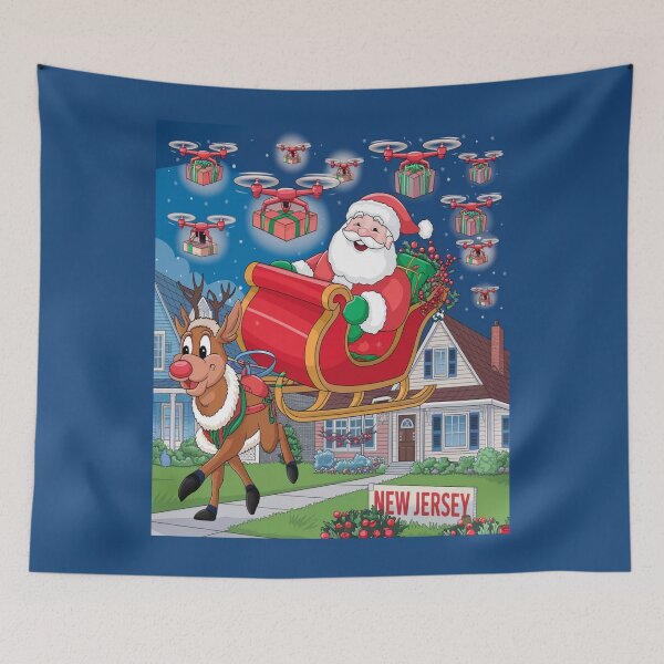 Item preview, New Jersey Drones Christmas  designed and sold by Flirt-Teez.