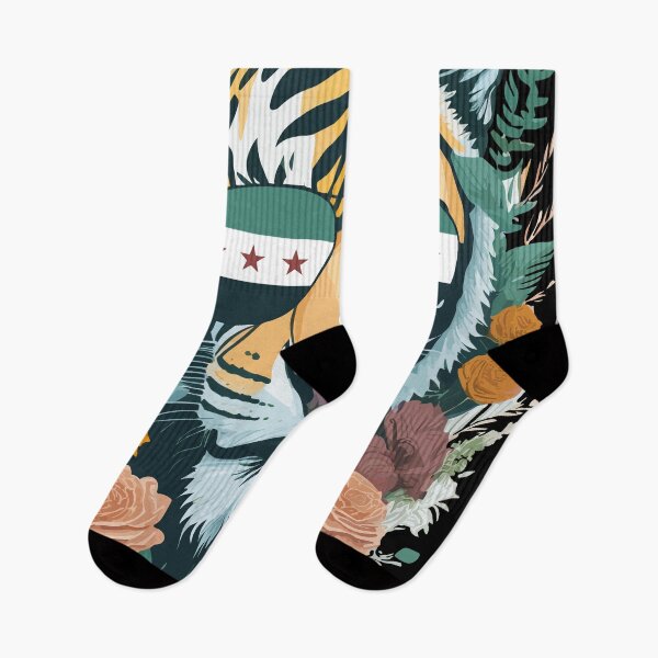 Item preview, Syria flag Tiger floral designed and sold by Mo5tar.