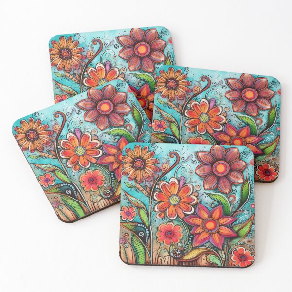 Item preview, Watercolour Groovy Garden designed and sold by Djarainj.