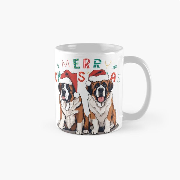 Item preview, Christmas Saint Bernards – Merry Christmas designed and sold by GoodyPaws.