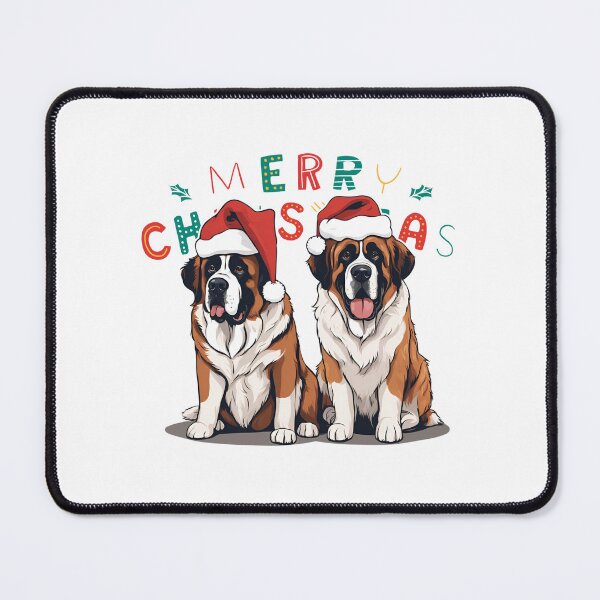 Item preview, Christmas Saint Bernards – Merry Christmas designed and sold by GoodyPaws.
