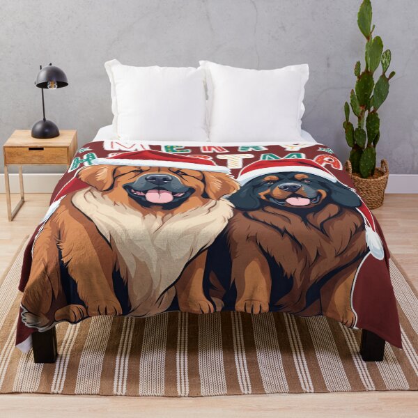 Item preview, Christmas Tibetan Mastiffs – Merry Christmas designed and sold by GoodyPaws.