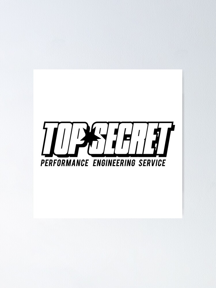 "TOP SECRET JAPAN" Poster for Sale by Redbubble