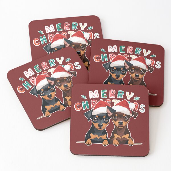 Item preview, Christmas Miniature Pinschers – Merry Christmas designed and sold by GoodyPaws.