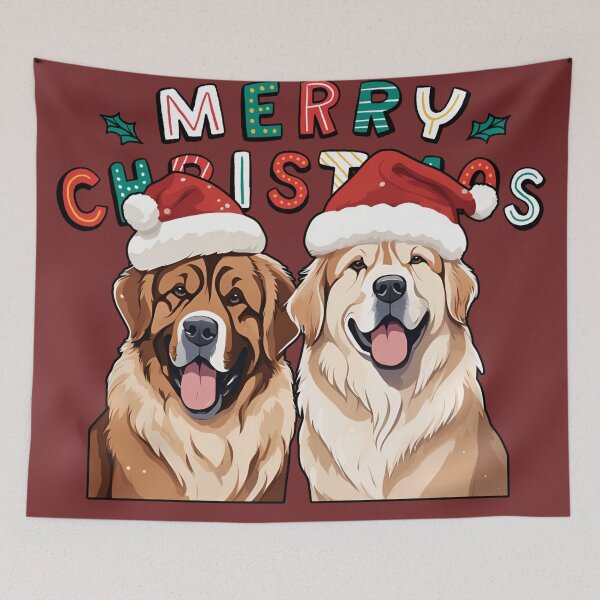 Item preview, Christmas Tibetan Mastiffs – Merry Christmas designed and sold by GoodyPaws.