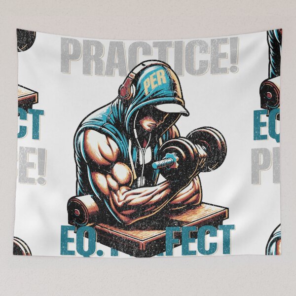 Item preview, Practice EQ. Perfect: Gym Enthusiast designed and sold by Eksama Design.