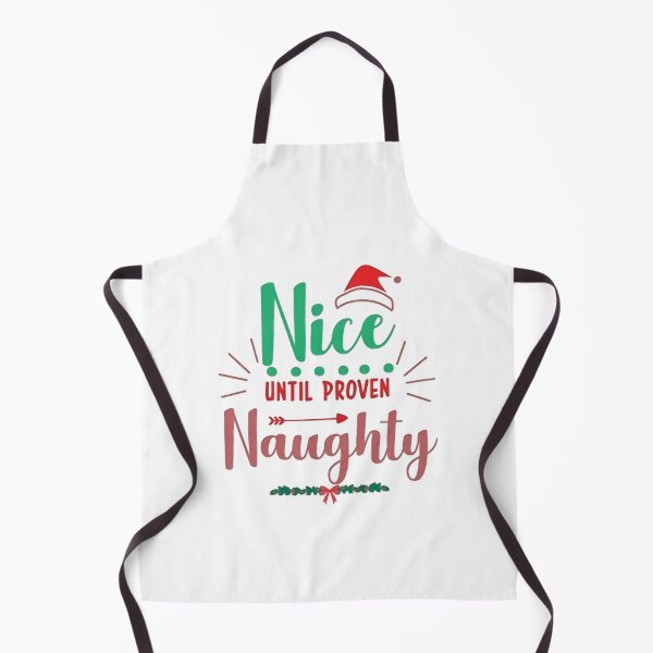 Item preview, "Festive Fun: Nice Until Proven Naughty Christmas Sticker" designed and sold by StickerFrenzied.