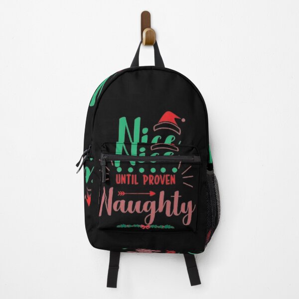 Item preview, "Festive Fun: Nice Until Proven Naughty Christmas Sticker" designed and sold by StickerFrenzied.