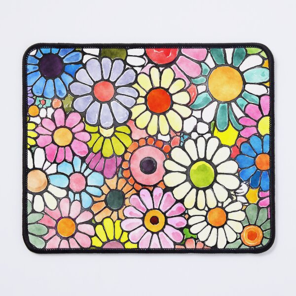 Item preview, Retro Watercolour Flowers designed and sold by Djarainj.